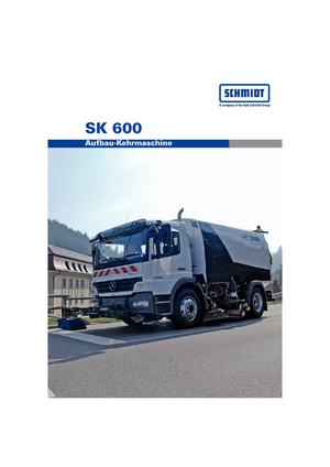 Zametací vozy s nástavbou vpravo Schmidt SK 600