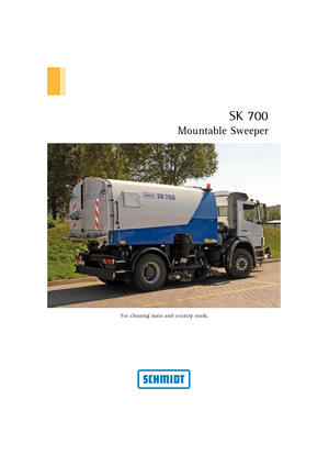 Zametací vozy s nástavbou vpravo Schmidt SK 700