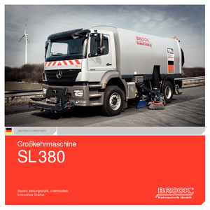 Zametací vozy s nástavbou vpravo BROCK SL 380 K