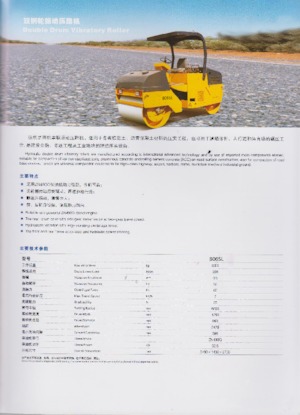 Tandemové vibrační válce Changlin 8065L
