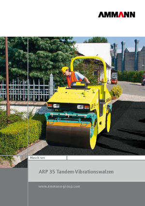 Tandemové vibrační válce Ammann ARP 35