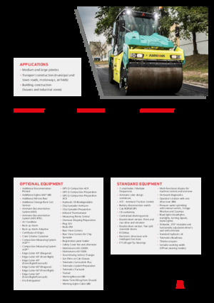 Tandemové vibrační válce Ammann ARP 95