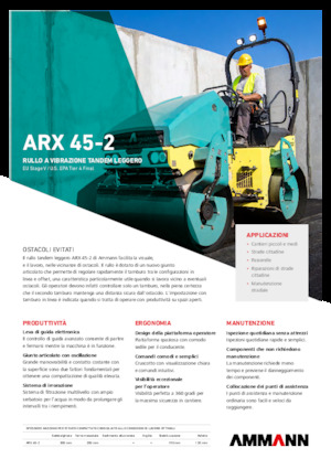 Tandemové vibrační válce Ammann ARX 45-2