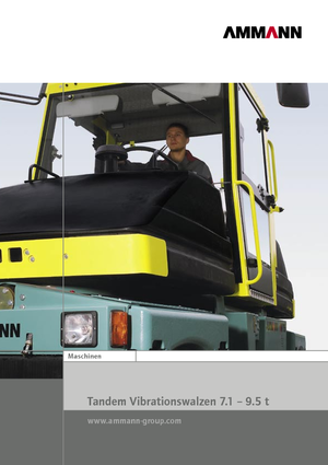 Tandemové vibrační válce Ammann AV 95 N