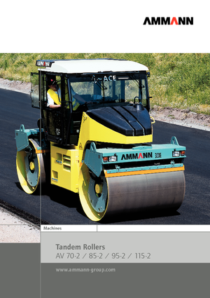Tandemové vibrační válce Ammann AV 95-2