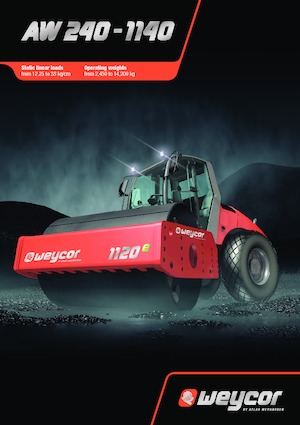 Tandemové vibrační válce Atlas-weycor AW 260