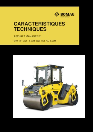 Tandemové vibrační válce Bomag BW 161 AD-5 AM