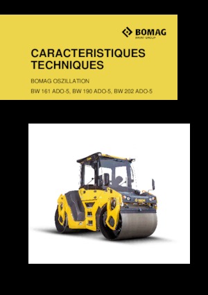 Tandemové vibrační válce Bomag BW 202 ADO-5