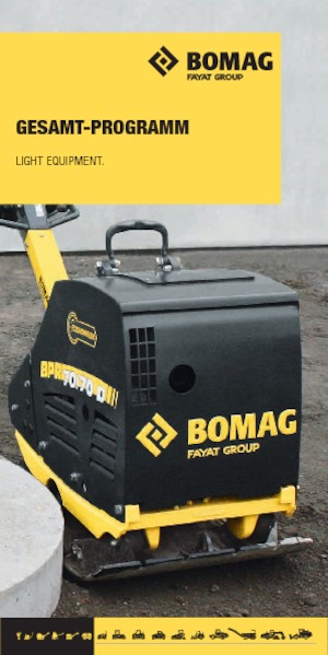 Tandemové vibrační válce Bomag BW 55 E