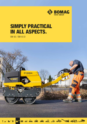 Tandemové vibrační válce Bomag BW 65