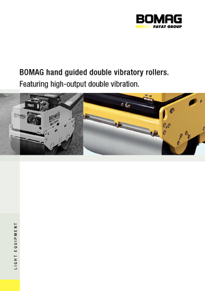 Tandemové vibrační válce Bomag BW 65 H E-Start