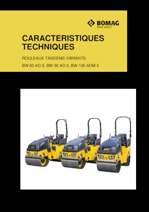 Tandemové vibrační válce Bomag BW 90 AD-5