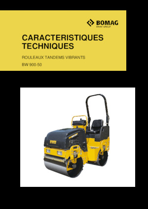Tandemové vibrační válce Bomag BW 900-50