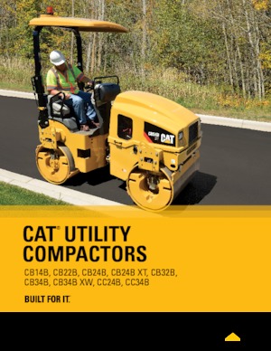 Tandemové vibrační válce Caterpillar CB24B