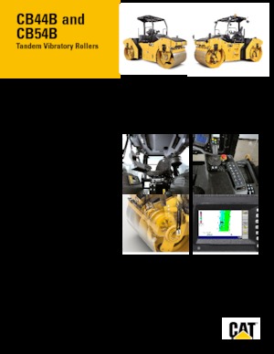 Tandemové vibrační válce Caterpillar CB44B