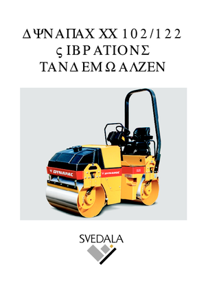 Tandemové vibrační válce Dynapac CC 122