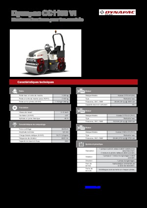 Tandemové vibrační válce Dynapac CC 1100 VI