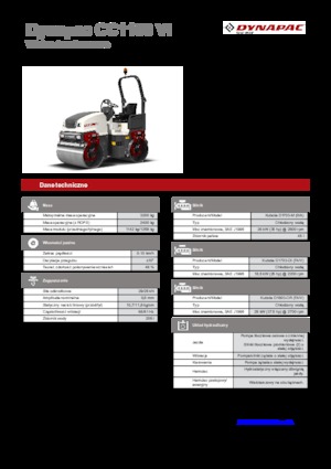Tandemové vibrační válce Dynapac CC 1100 VI