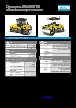 Tandemové vibrační válce Dynapac CC 4000 VI