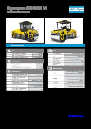 Tandemové vibrační válce Dynapac CC 4000 VI