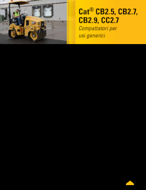 Tandemové vibrační válce Caterpillar CC2.7