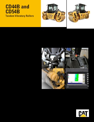 Tandemové vibrační válce Caterpillar CD54B