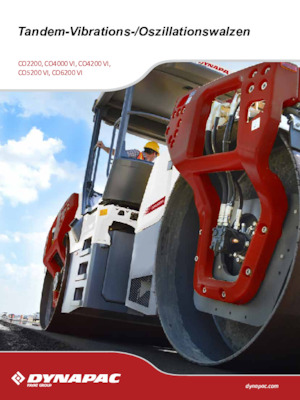 Tandemové vibrační válce Dynapac CO 6200 VI
