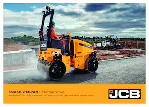 Tandemové vibrační válce JCB CT160-80
