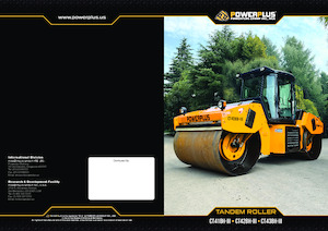 Tandemové vibrační válce PowerPlus CT438H-III