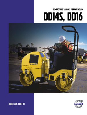 Tandemové vibrační válce Volvo DD16