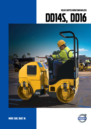 Tandemové vibrační válce Volvo DD14S