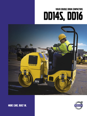 Tandemové vibrační válce Volvo DD16