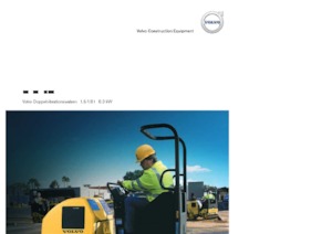 Tandemové vibrační válce Volvo DD15