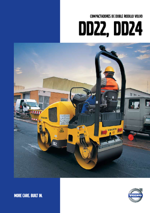 Tandemové vibrační válce Volvo DD24