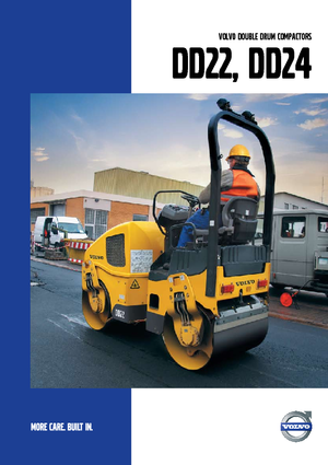 Tandemové vibrační válce Volvo DD24