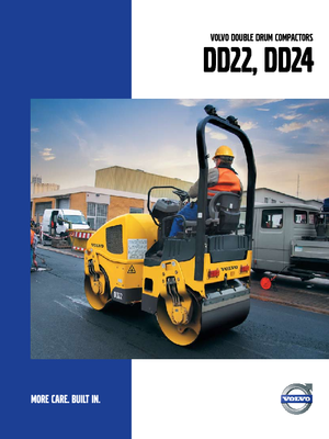 Tandemové vibrační válce Volvo DD24