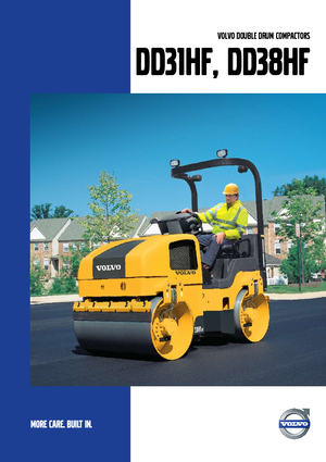 Tandemové vibrační válce Volvo DD31HF