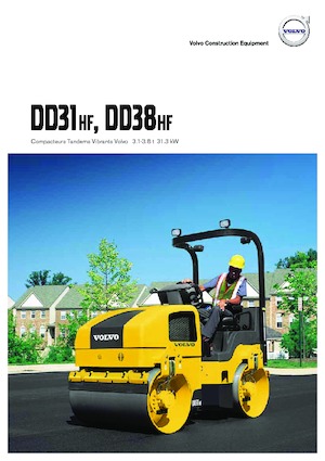 Tandemové vibrační válce Volvo DD31HF