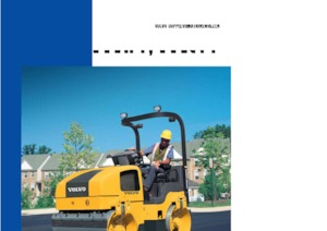 Tandemové vibrační válce Volvo DD31HF