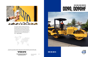 Tandemové vibrační válce Volvo DD90HF