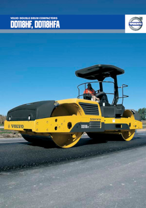 Tandemové vibrační válce Volvo DD118HF