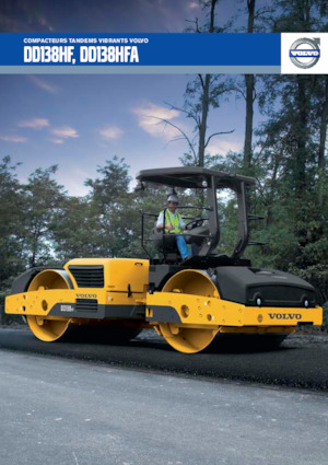 Tandemové vibrační válce Volvo DD138HF
