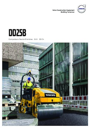 Tandemové vibrační válce Volvo DD25B