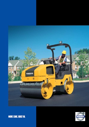 Tandemové vibrační válce Volvo DD31HF