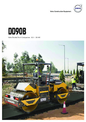 Tandemové vibrační válce Volvo DD90B