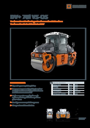 Tandemové vibrační válce Hamm DV+ 70i VS-OS