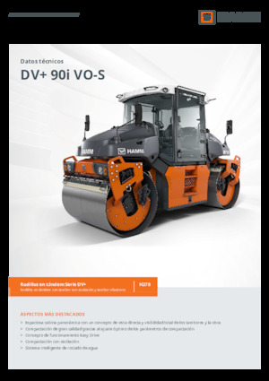 Tandemové vibrační válce Hamm DV+ 90i VO-S