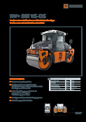 Tandemové vibrační válce Hamm DV+ 90i VS-OS