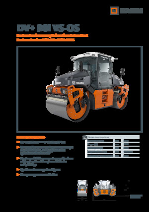 Tandemové vibrační válce Hamm DV+ 90i VS-OS