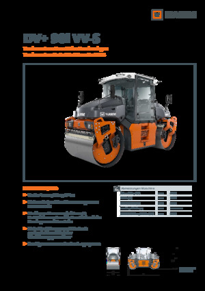 Tandemové vibrační válce Hamm DV+ 90i VV-S